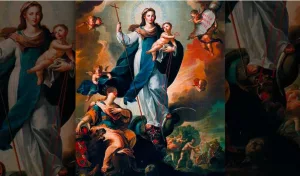Virgen Maria ataca al demonio