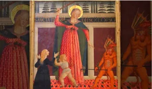 Virgen Maria ataca al demonio
