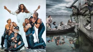 Jesús con apóstoles gays en exposición del Parlamento Europeo