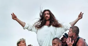 Jesús con apóstoles gays en exposición del Parlamento Europeo
