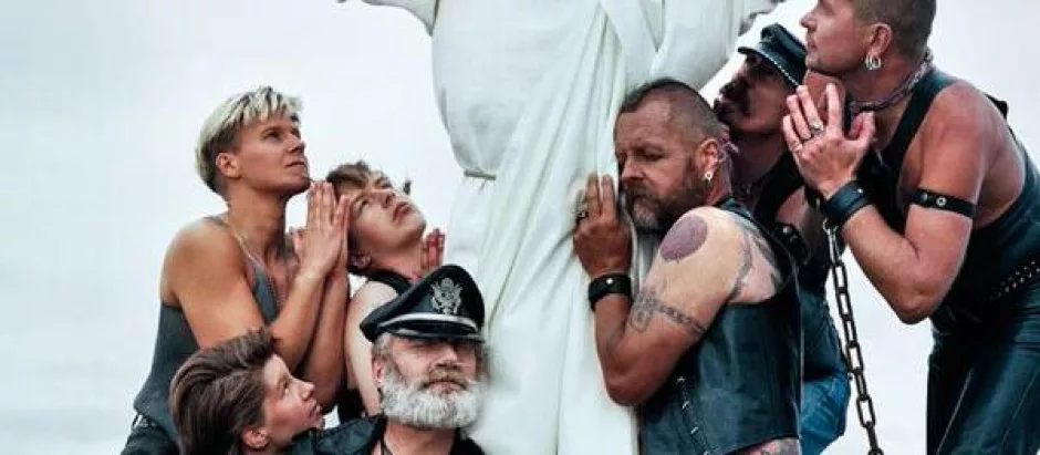 Jesús con apóstoles gays en exposición del Parlamento Europeo