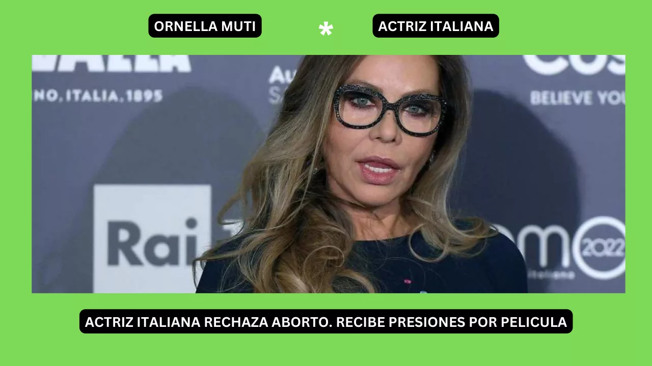 Rechaza el aborto actriz italiana ante presión durante la realización de una película 1 Rechaza el aborto actriz italiana