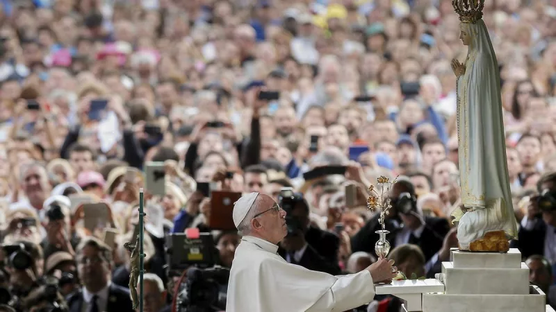 El Papa Francisco Rezará el Rosario por la Paz Mundial en Fátima durante la Jornada Mundial de la Juventud 3 El Papa Francisco Rezará el Rosario por la Paz