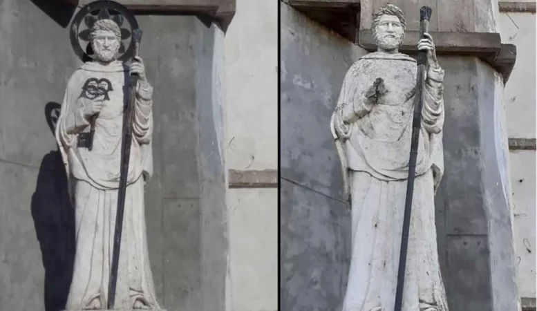 Rayo Impacta Estatua de San Pedro en el Cumpleaños del Papa Francisco: Polémica en la Internet 2 Papa Francisco