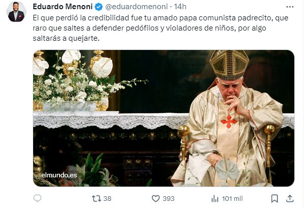 FAKE NEWS: Acusa al Papa Francisco de aparecer en los documentos de Jeffrey Epstein. 5 Papa Francisco