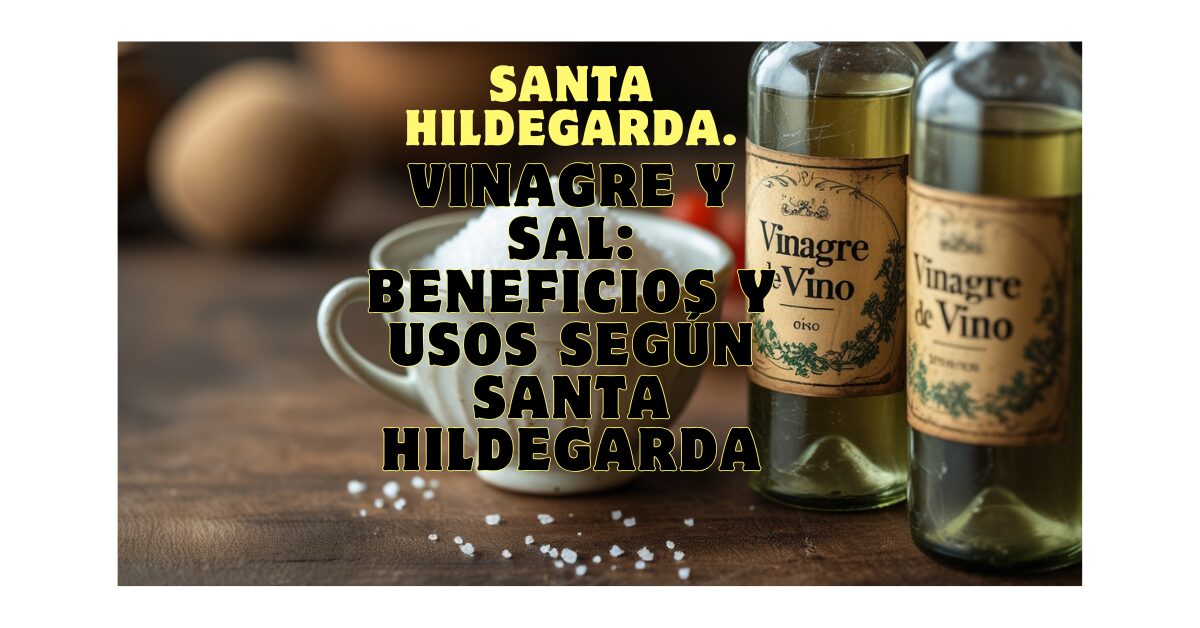 VINAGRE Y SAL: Beneficios y Usos Según Santa Hildegarda
