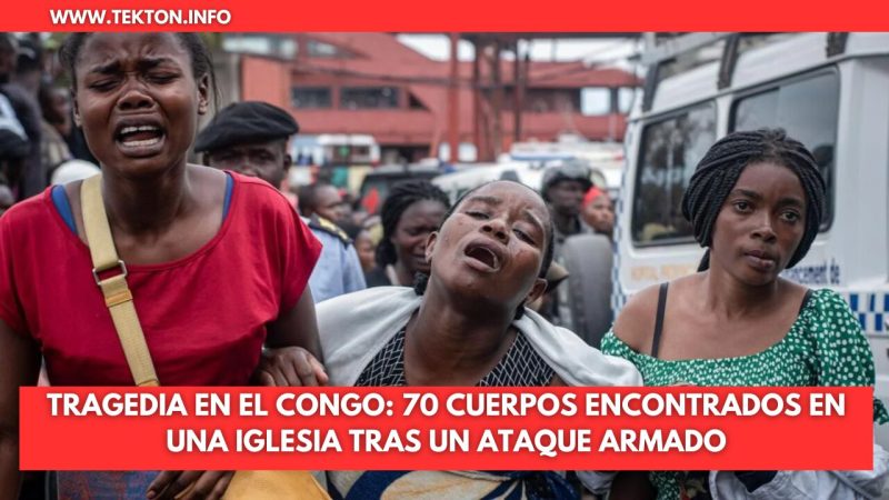 Tragedia en el Congo: 70 cuerpos encontrados en una iglesia tras un ataque armado 1 Tragedia en el Congo: 70 cuerpos encontrados en una iglesia tras un ataque armado
