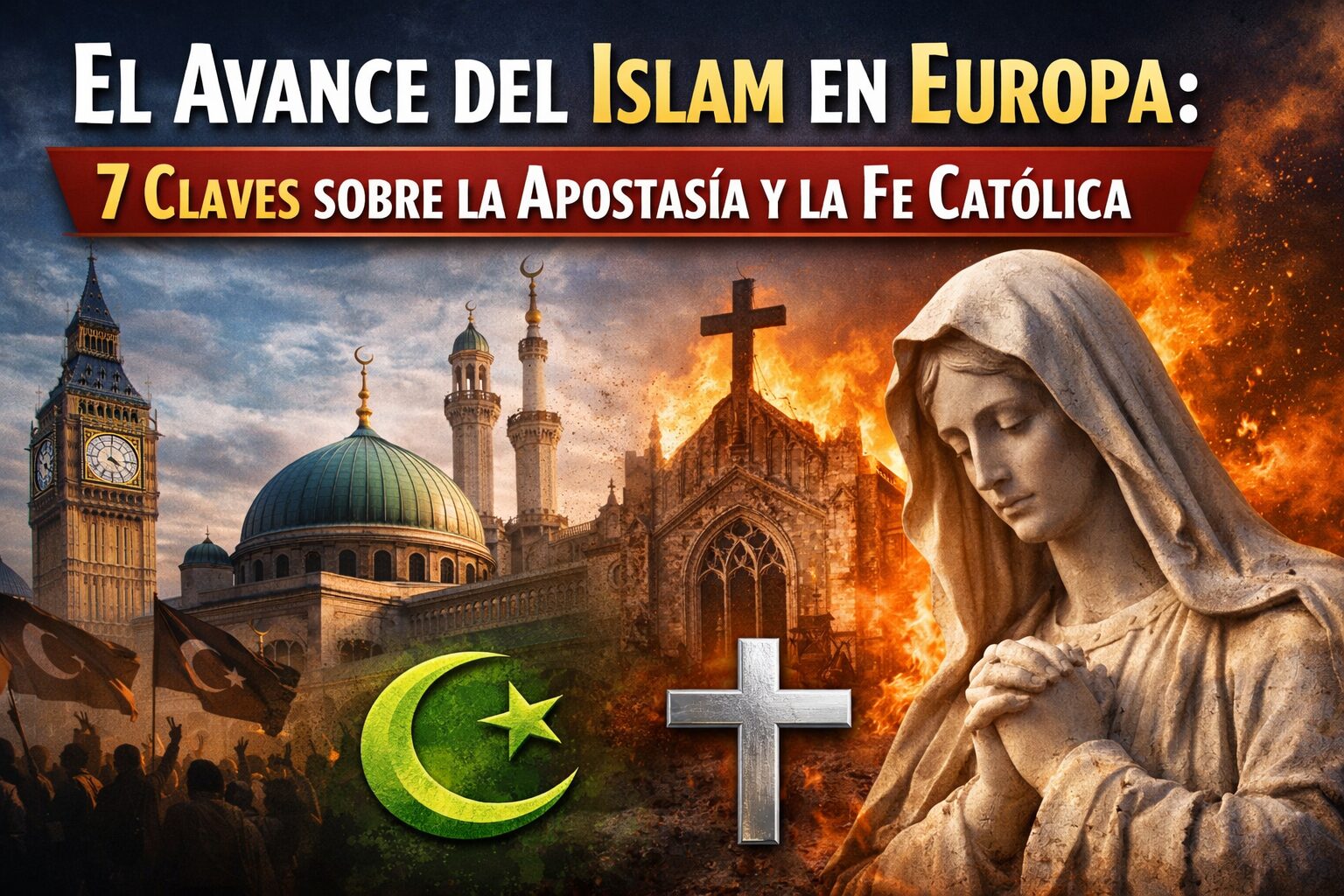 El avance del Islam en Europa: 7 Claves sobre la Apostasía y la Fe Católica 1 ISLAM